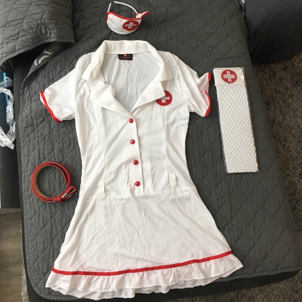 NWT Music Legs Costume ER Nurse Outfit